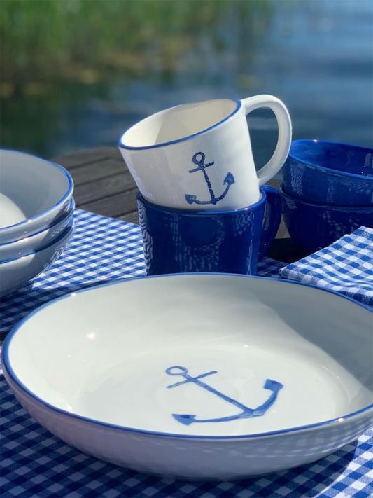 Pastatallerken 25cm Capri - Blue Anker