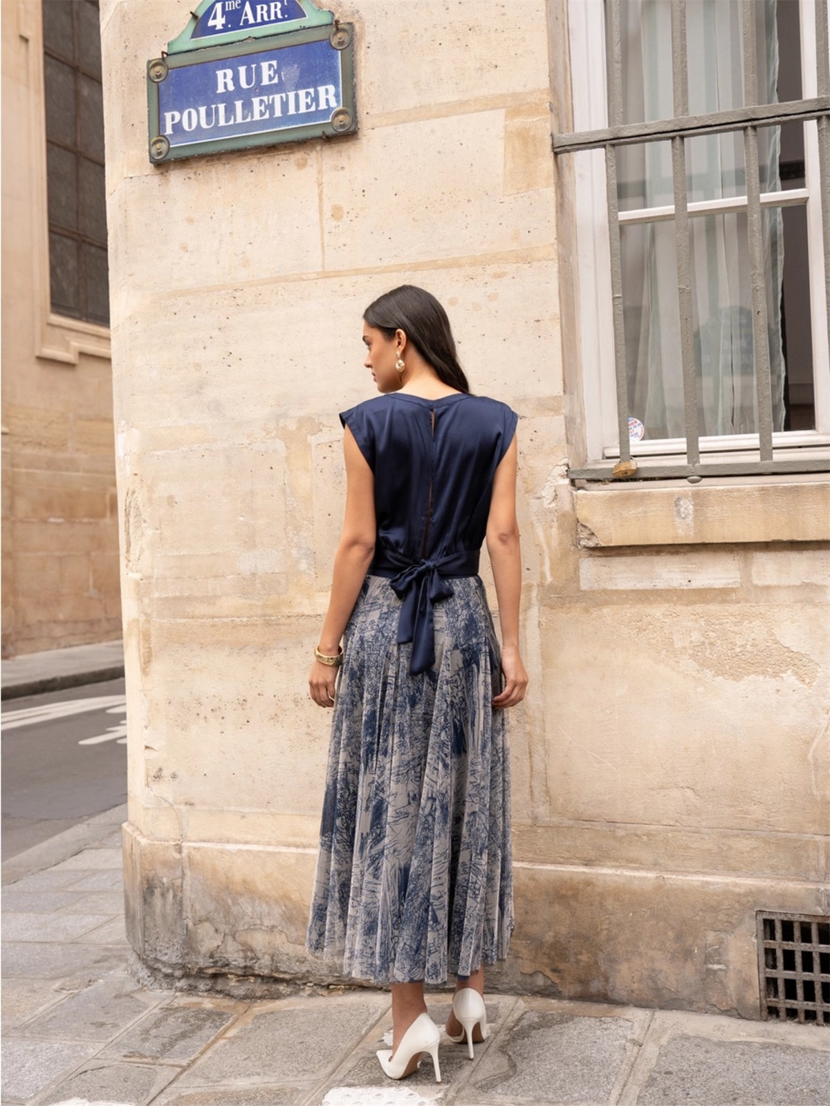 Amber Skirt - Navy Blue