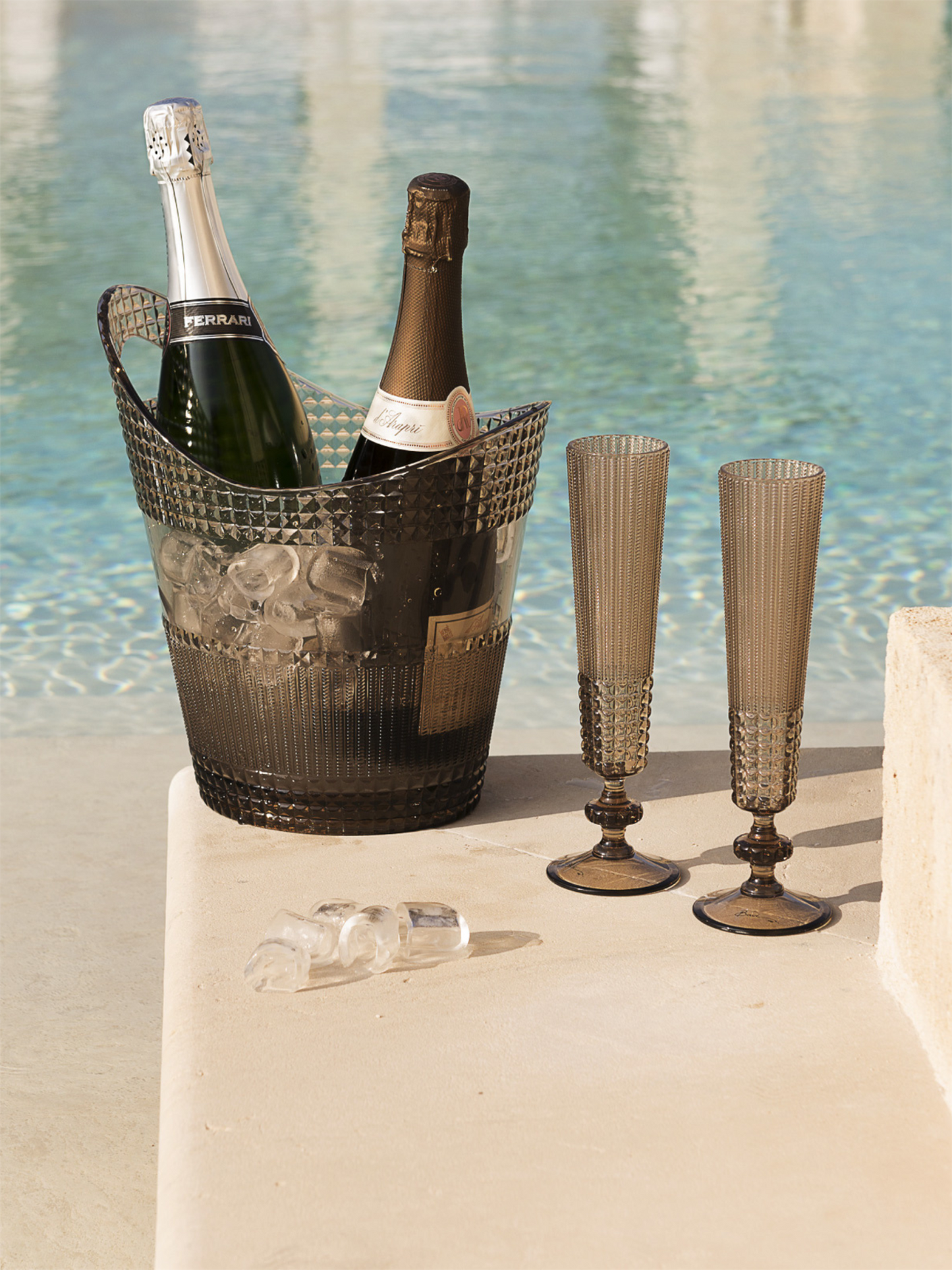 Champagne Flute Chic & Zen - Clear
