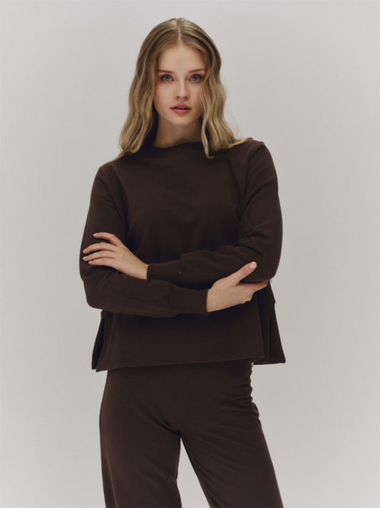 Sadie Sweater - Dark Brown