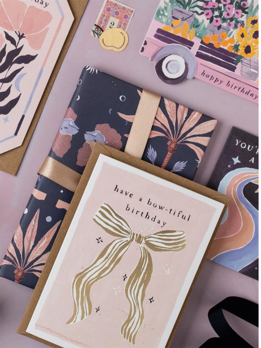 Kort 10.5x15cm - Bow