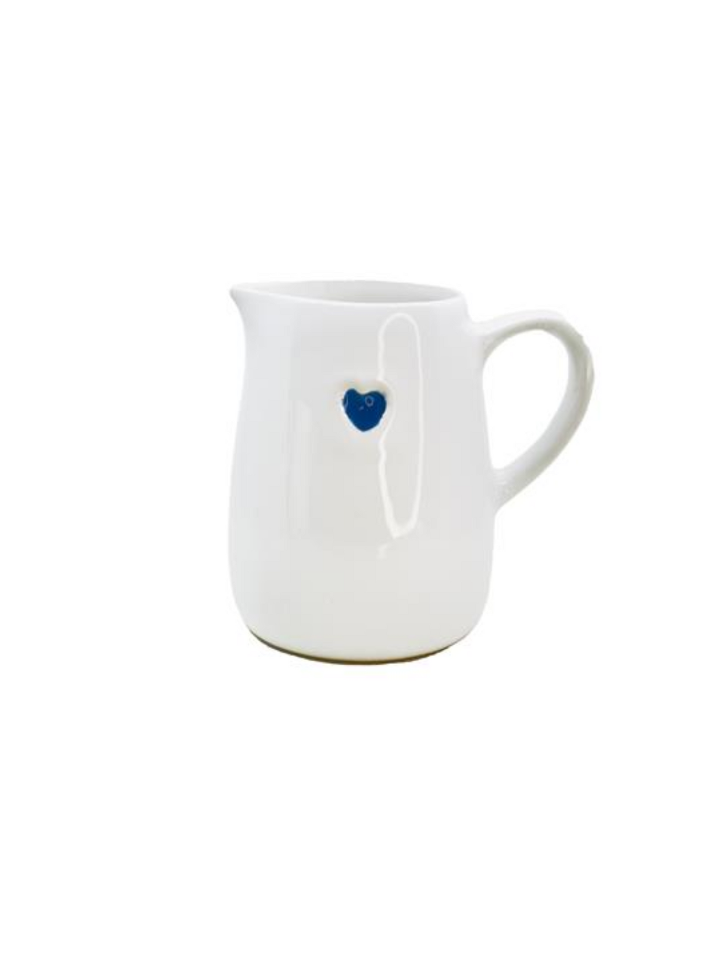 Melkemugge Med Hjerte - Blue