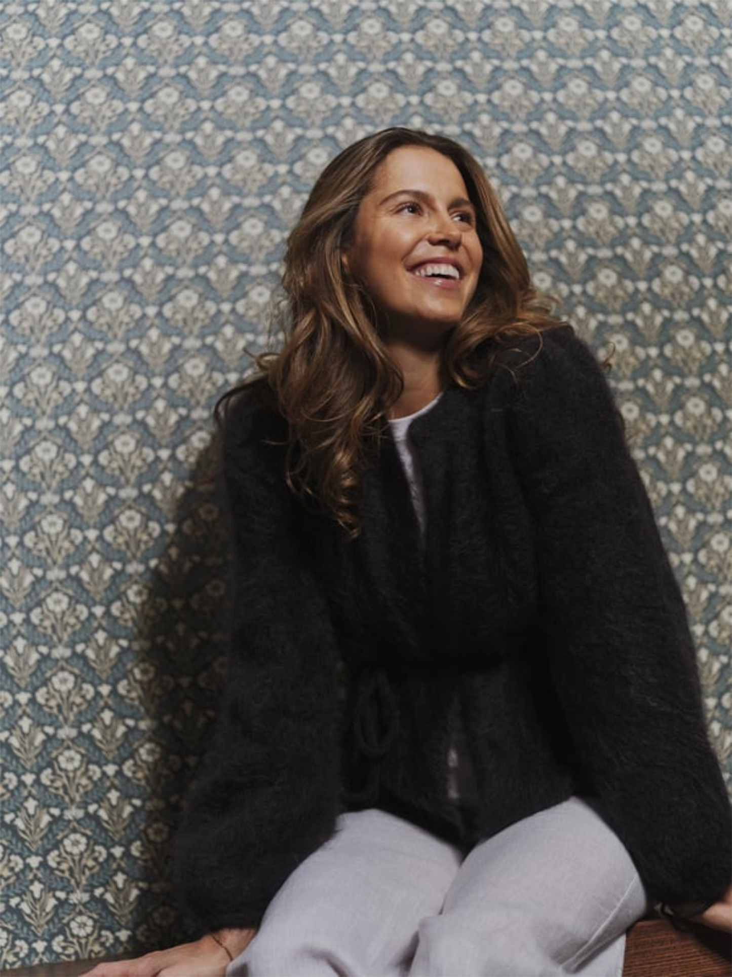 Fredrikke Chunky Cardigan - Dark Navy