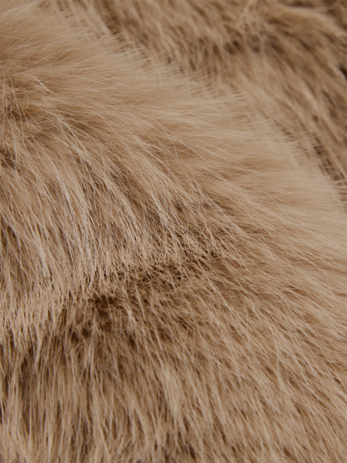 Tora Fake Fur Jacket - Beige