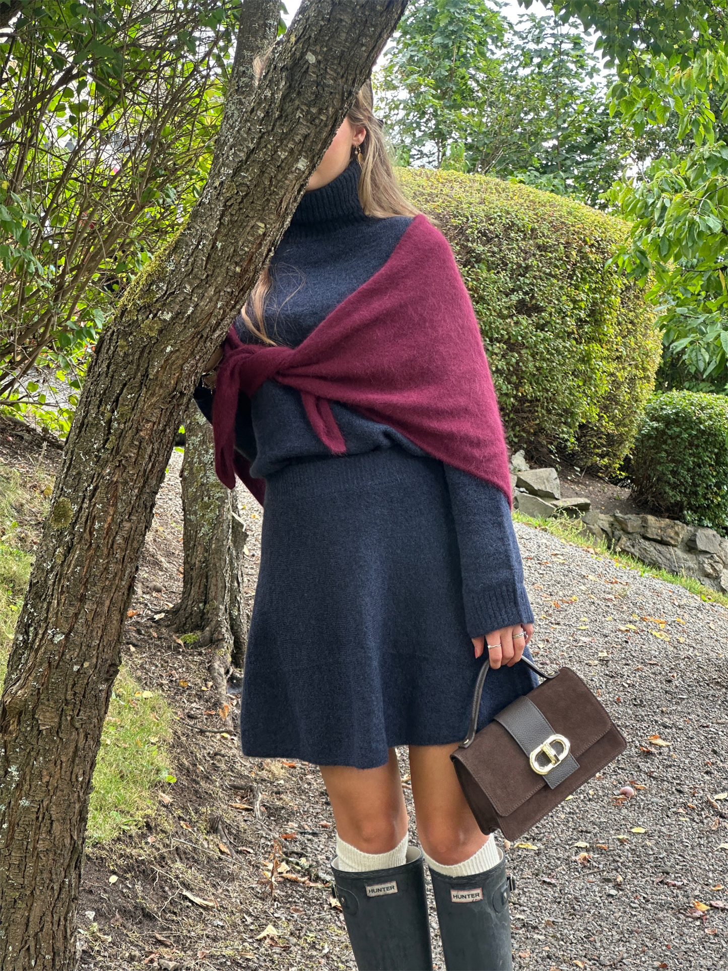 Betty Short Skirt - Navy