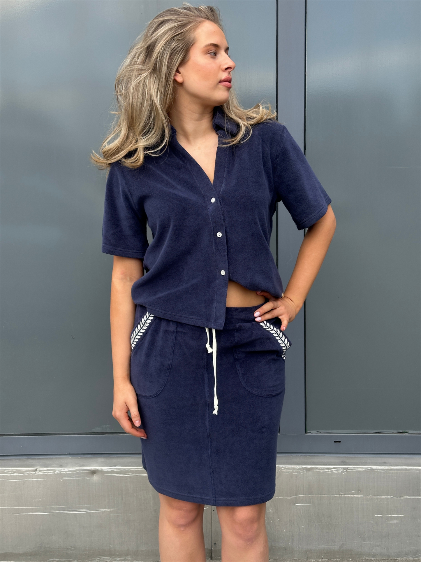 Emma Skirt - Navy