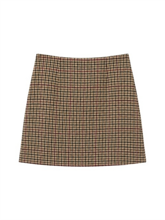 Check Skirt - Multi