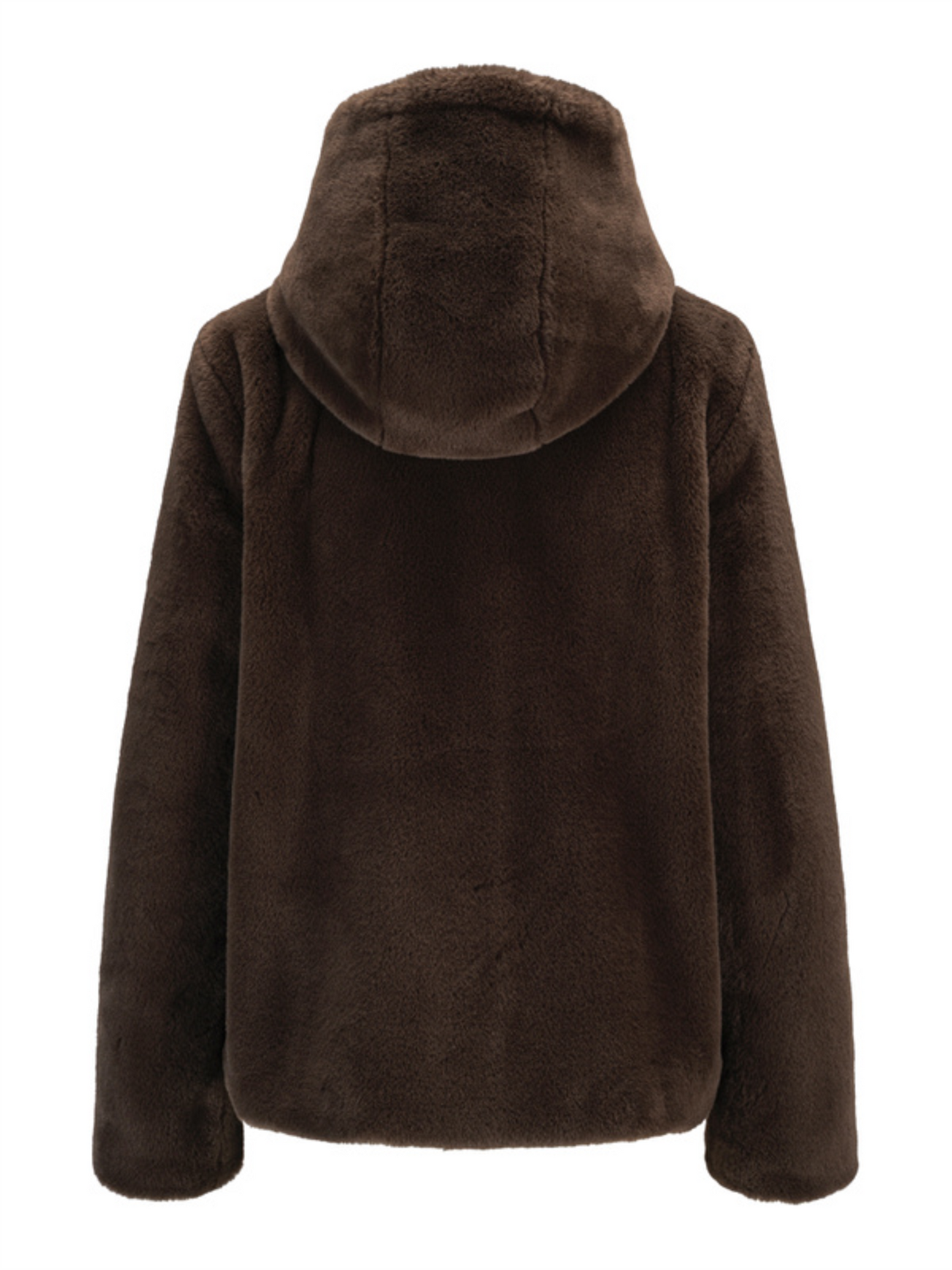Charlie Fake Fur Jacket - Brown