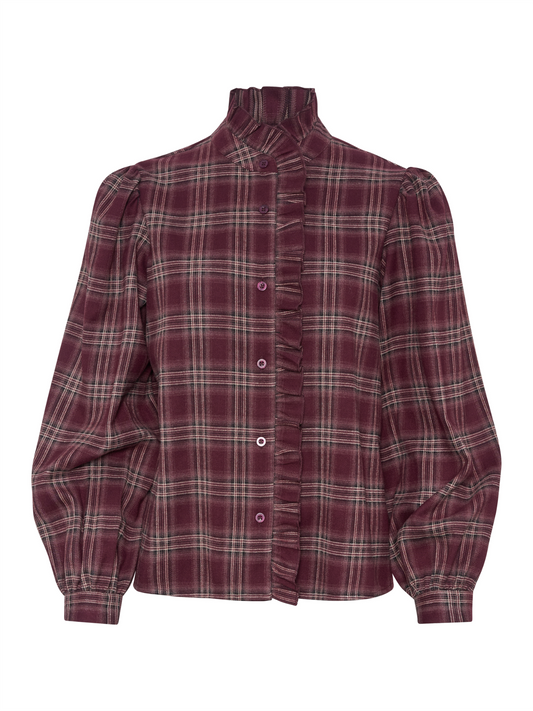 Charlotte Blouse - Wine