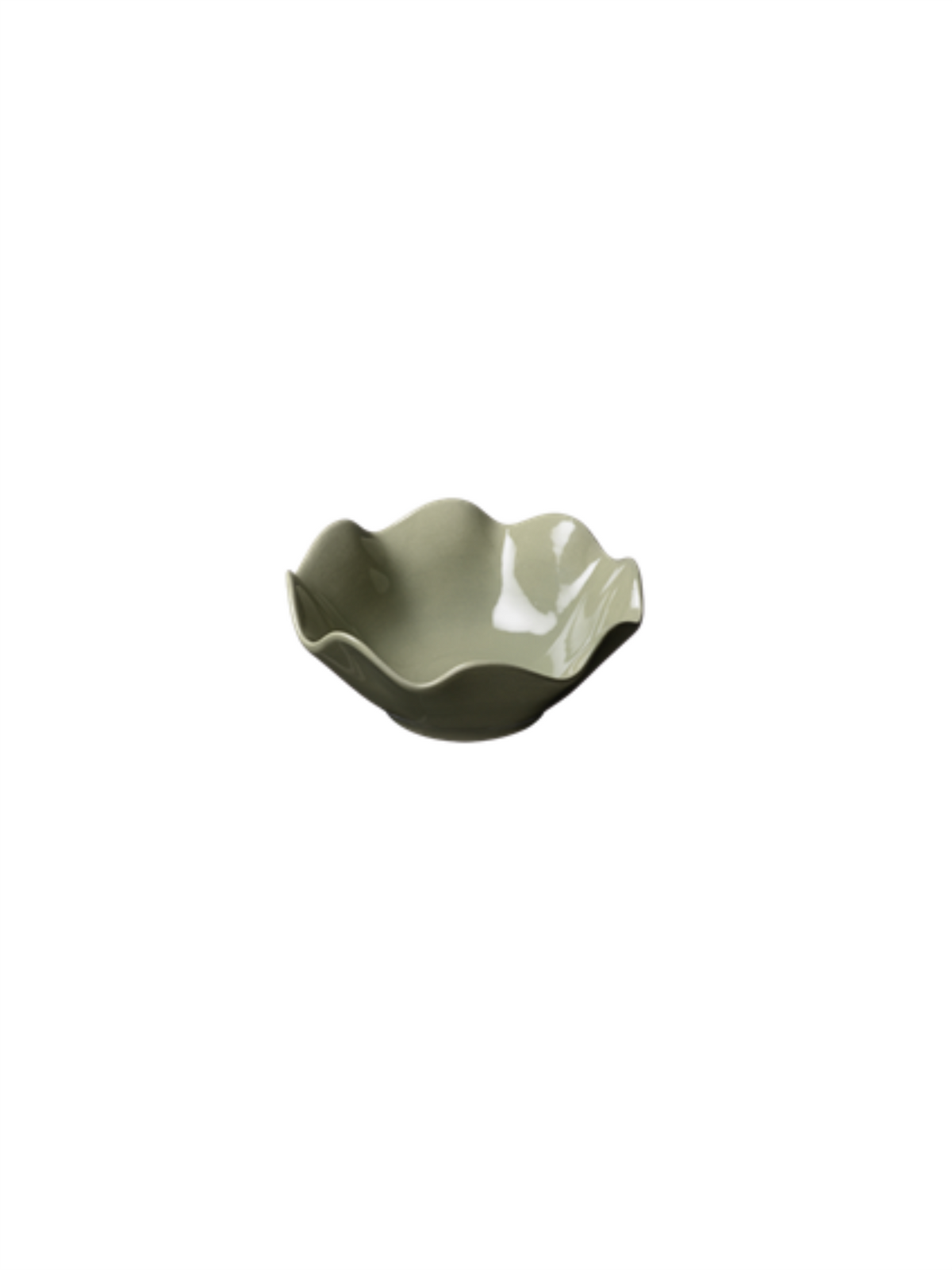 Skål 12cm Wave - Sage