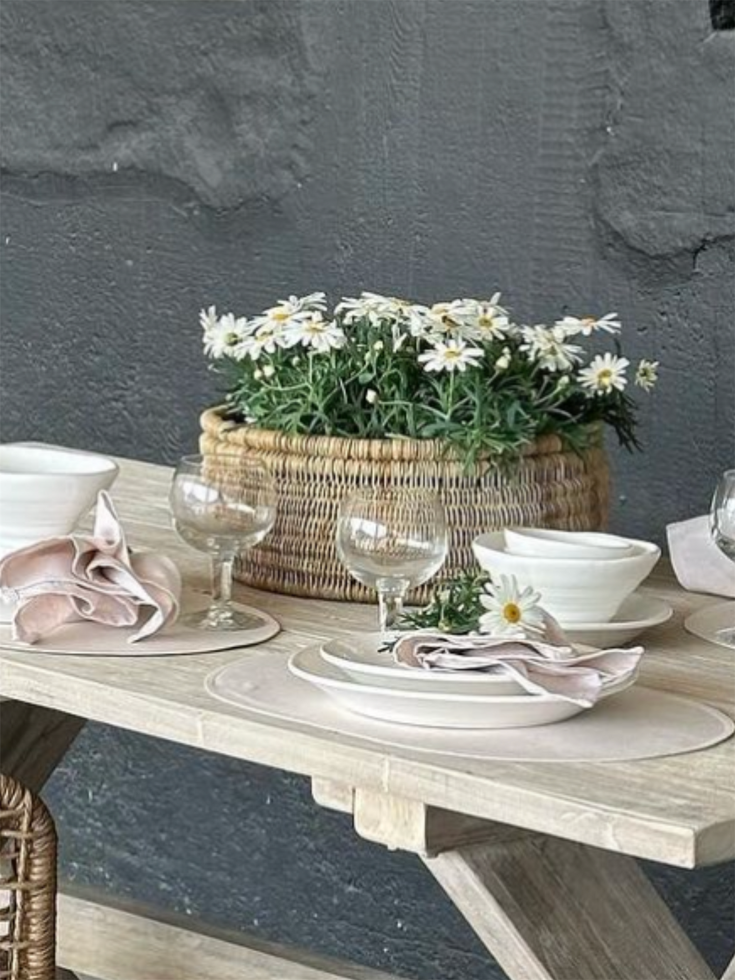 Tallerken 28cm Capri - Hvit