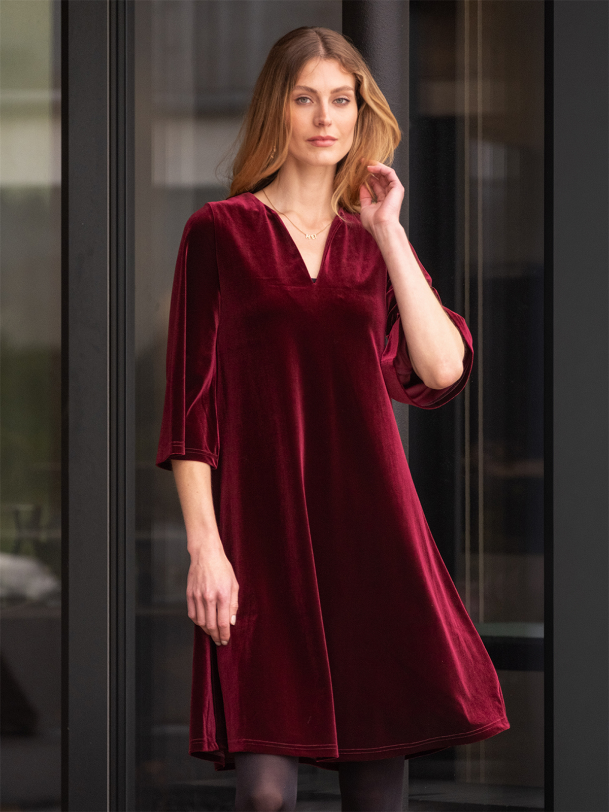 Hedvig Dress - Burgundy
