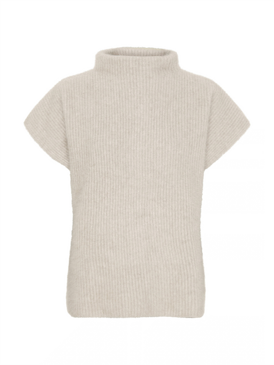 Isabelle Raccoon Pullover - Light Beige