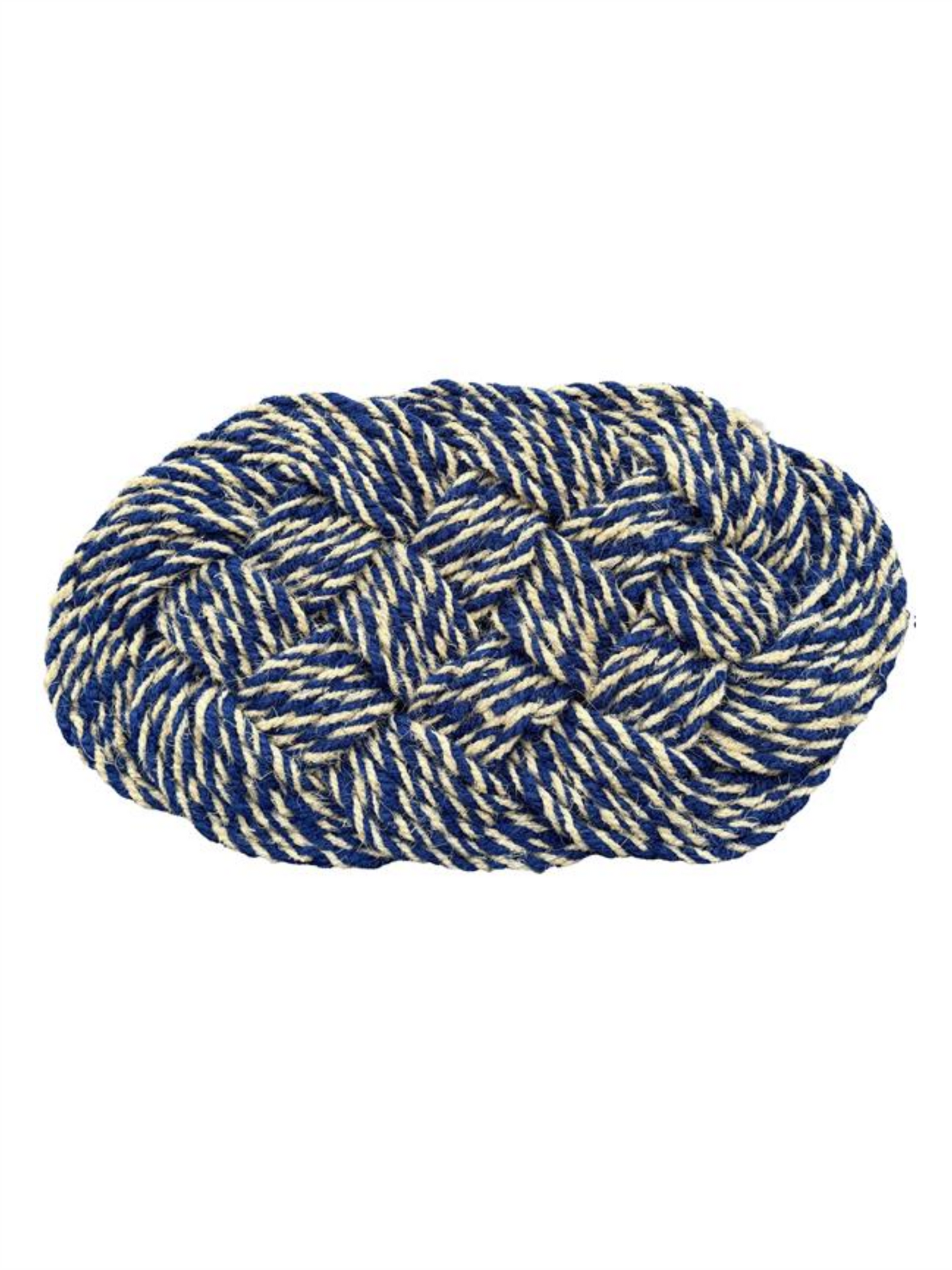 Dørmatte Coir Oval 40x80cm - Blå
