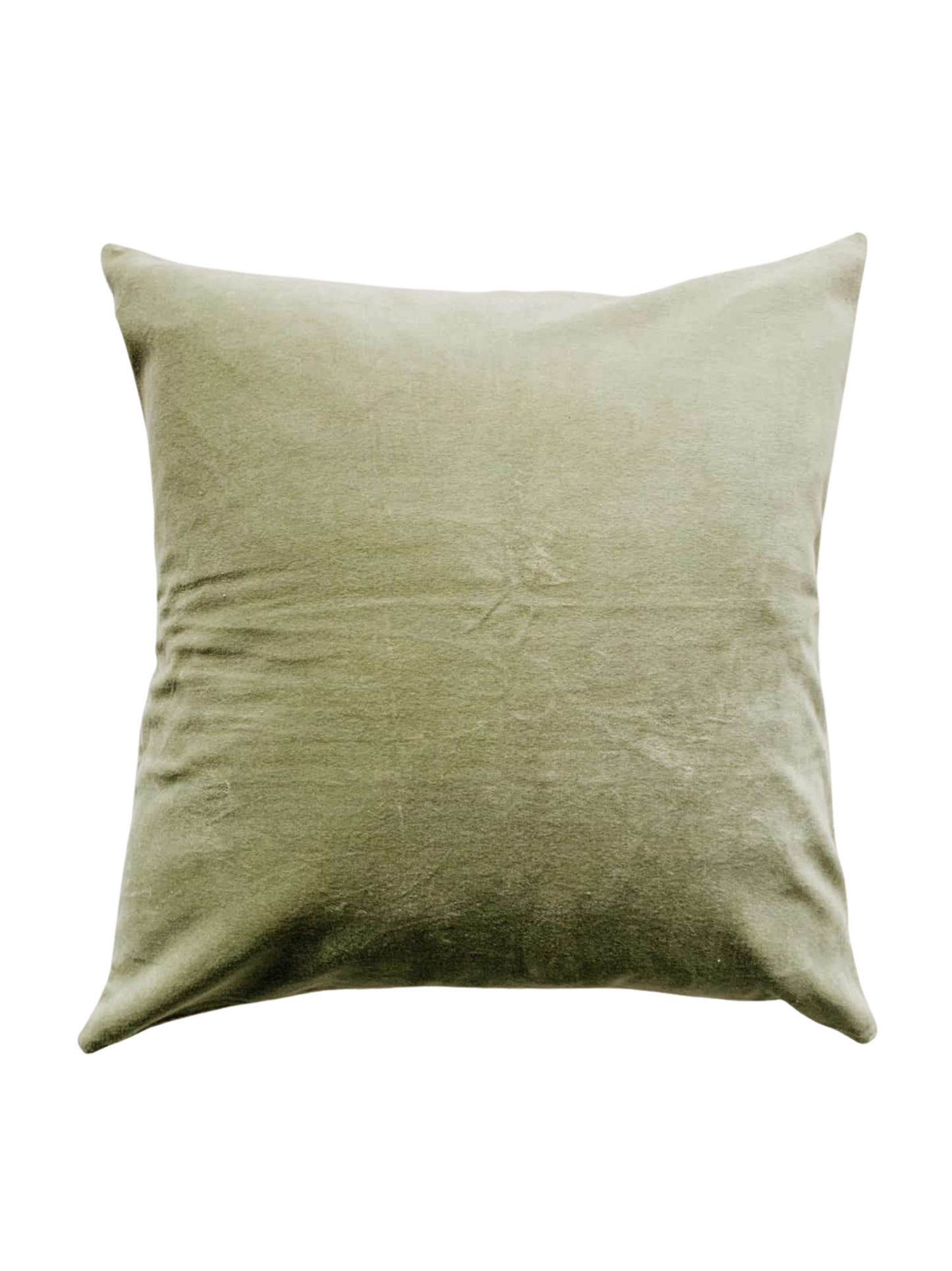 Putetrekk - Bomullsvelur Grønn 50x50cm