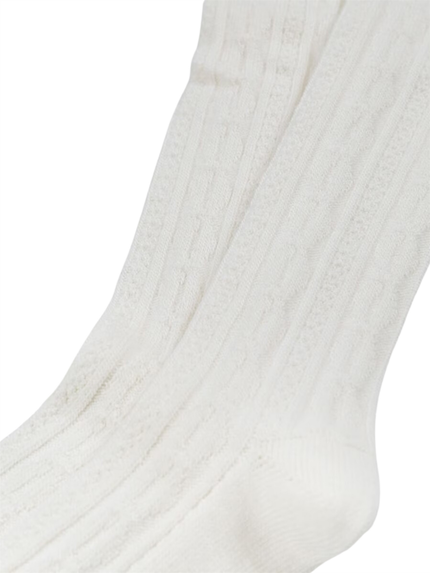 Nikkersstrømper Cable Sock - Ecru