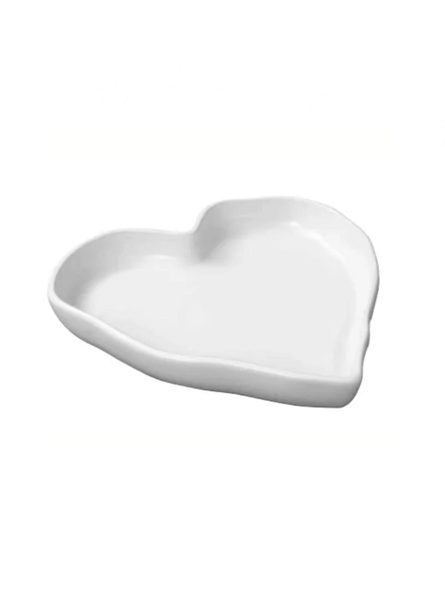 Paiform Hjerte Medium 26x26cm - Hvit