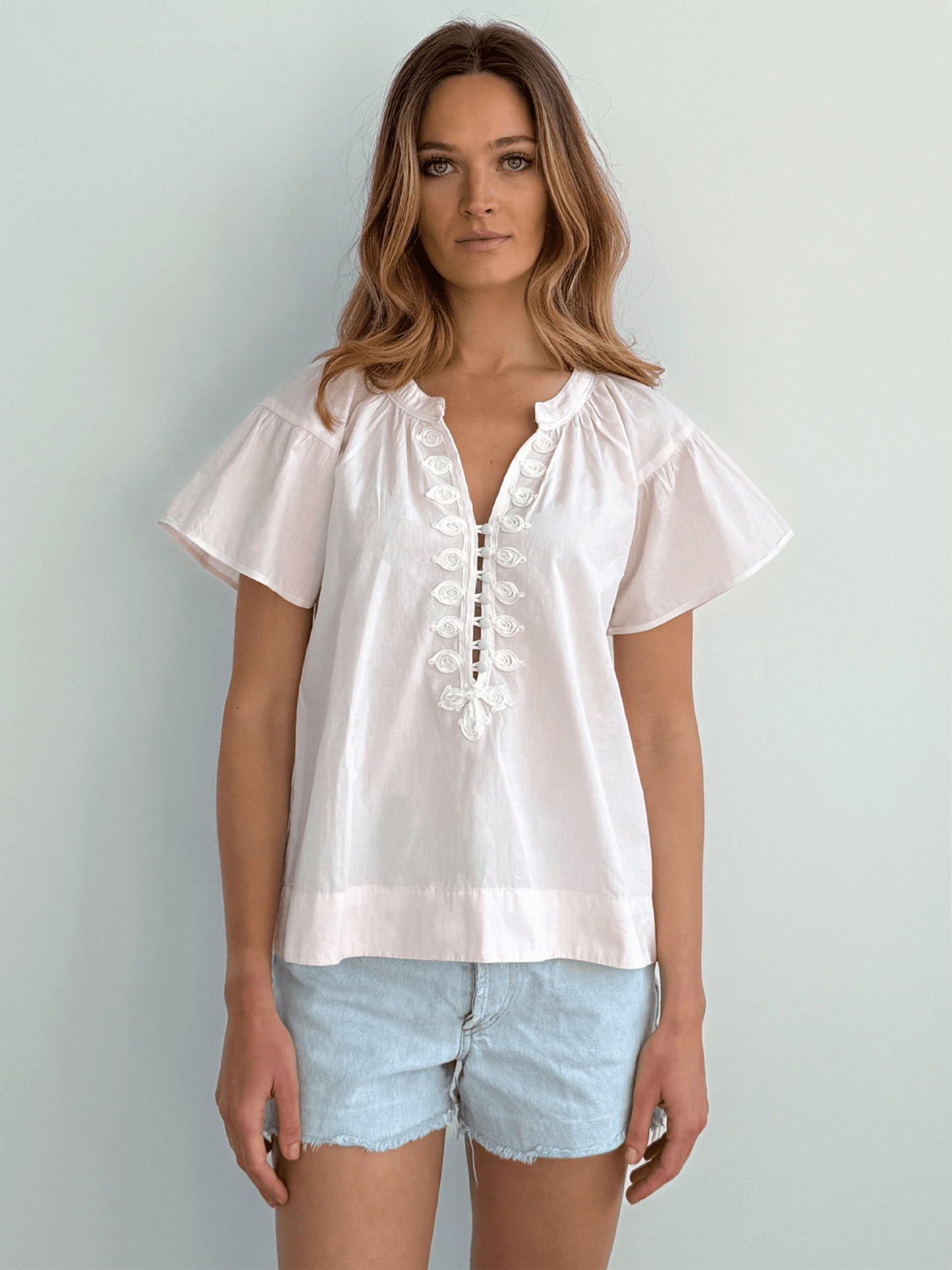 Clematis Top - Pink - at home