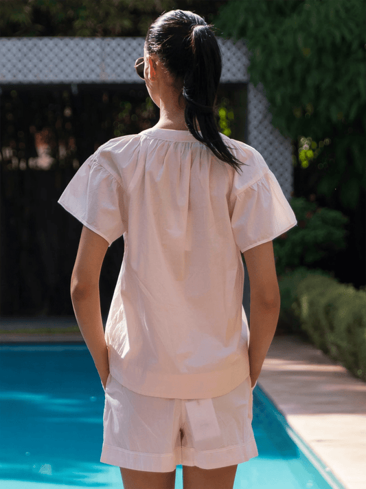 Clematis Top - Pink - at home