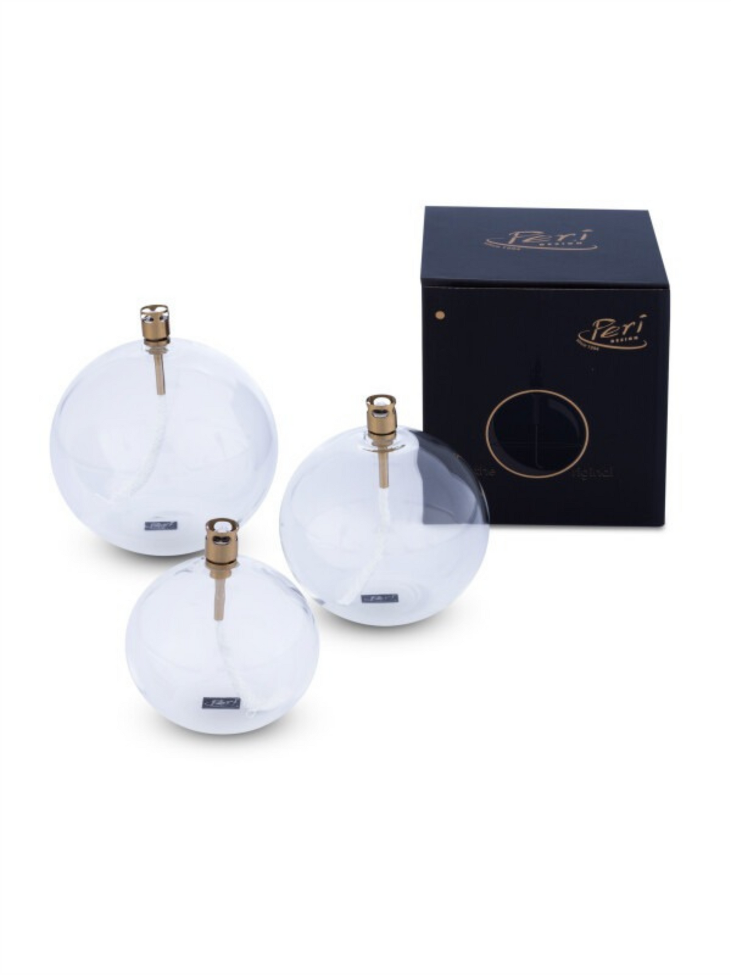 Oljelampe - Round Brass L