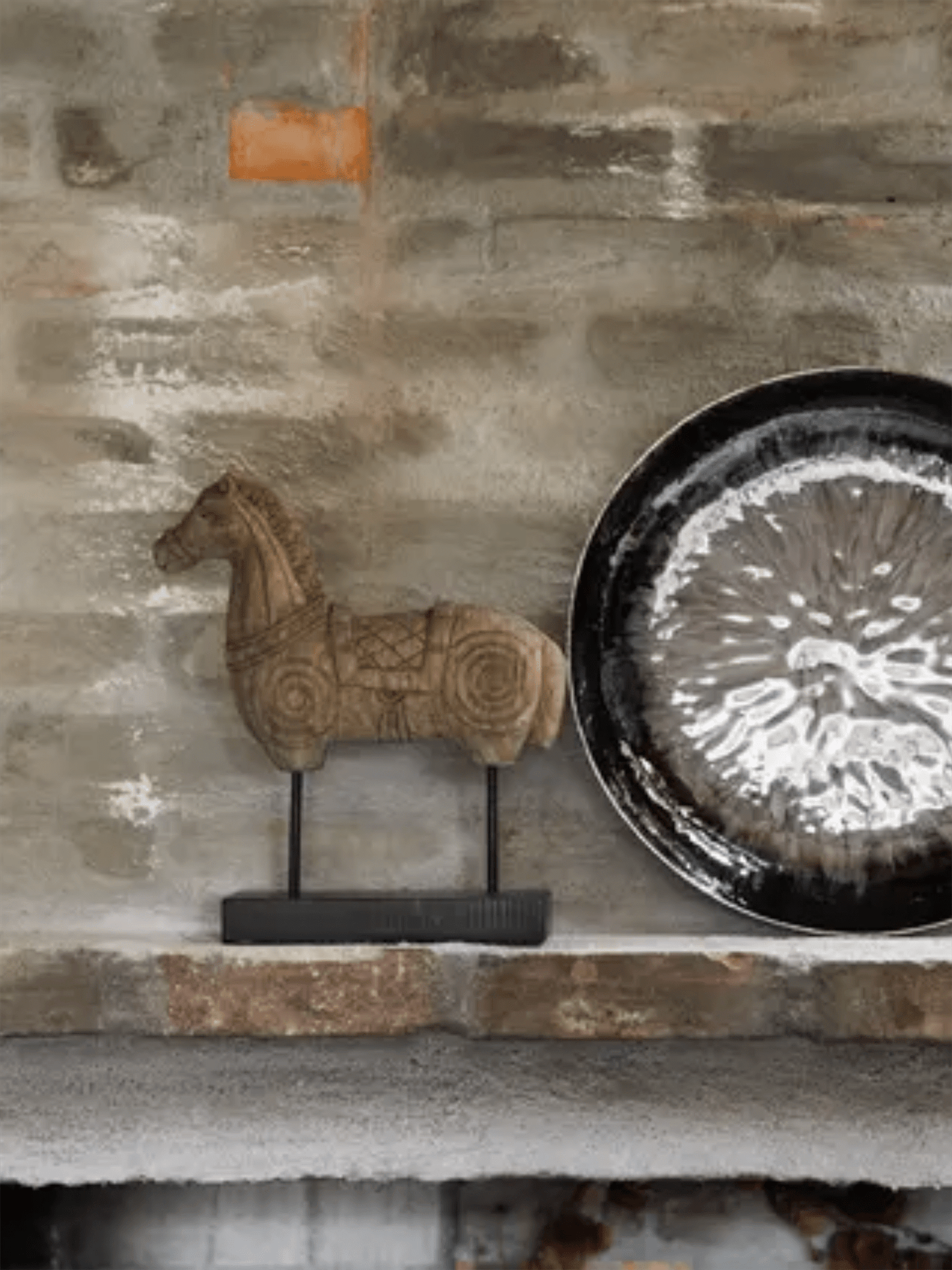 Dekorasjon - Hest På Stativ 38cm - at home