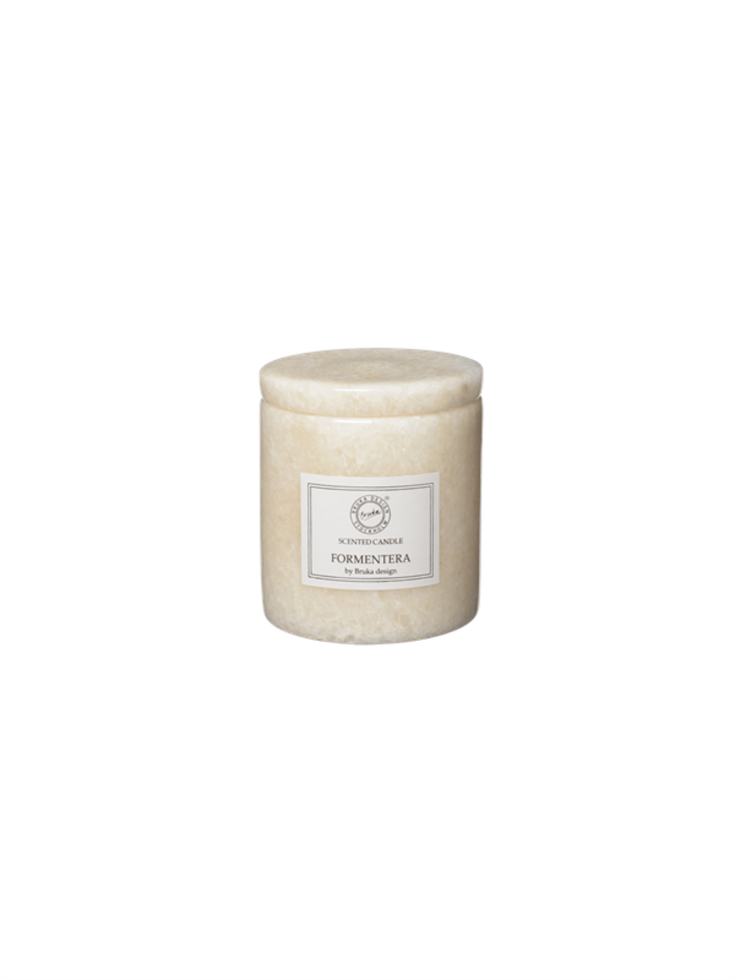 Duftlys White Stone 7x8cm - Formentera - at home