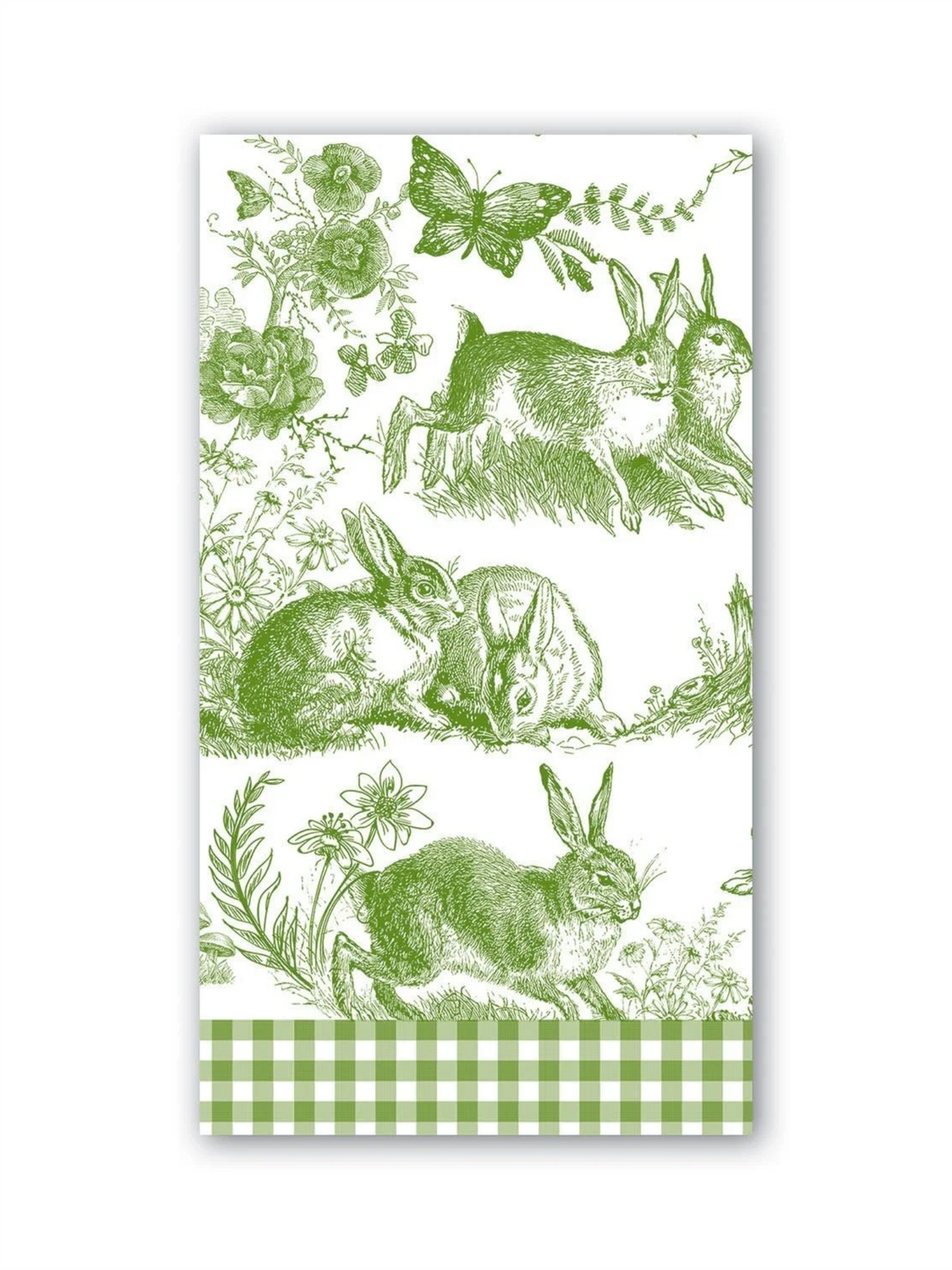 Servietter - Bunny Toile Hostess Napkin 33x40cm
