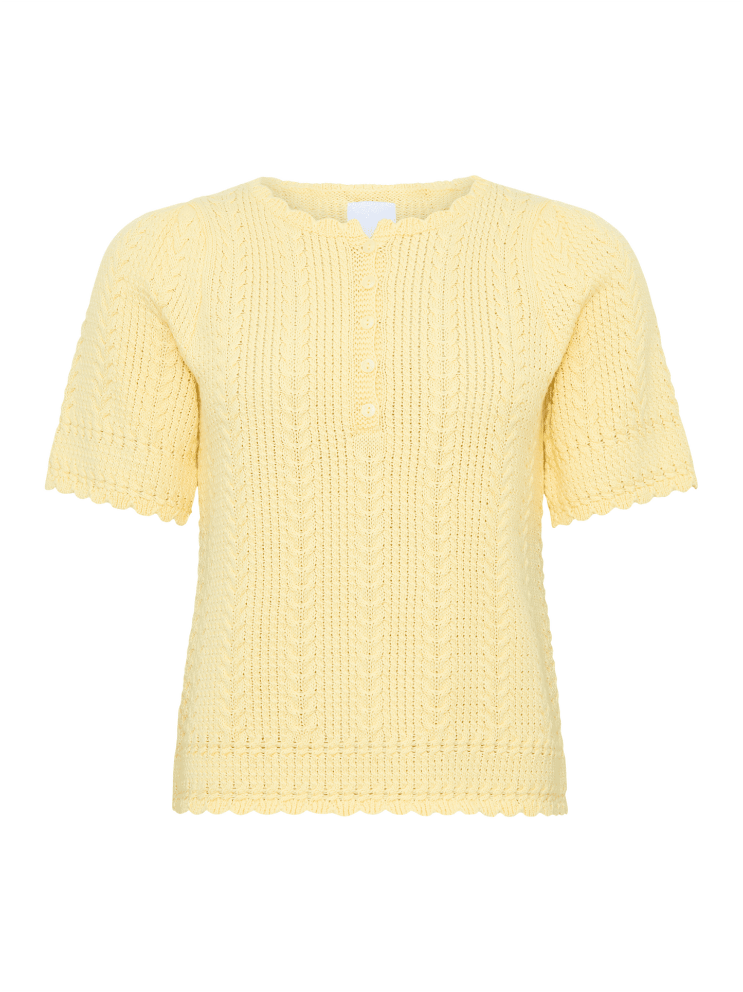 Esmeralda Pullover - Light Yellow - at home