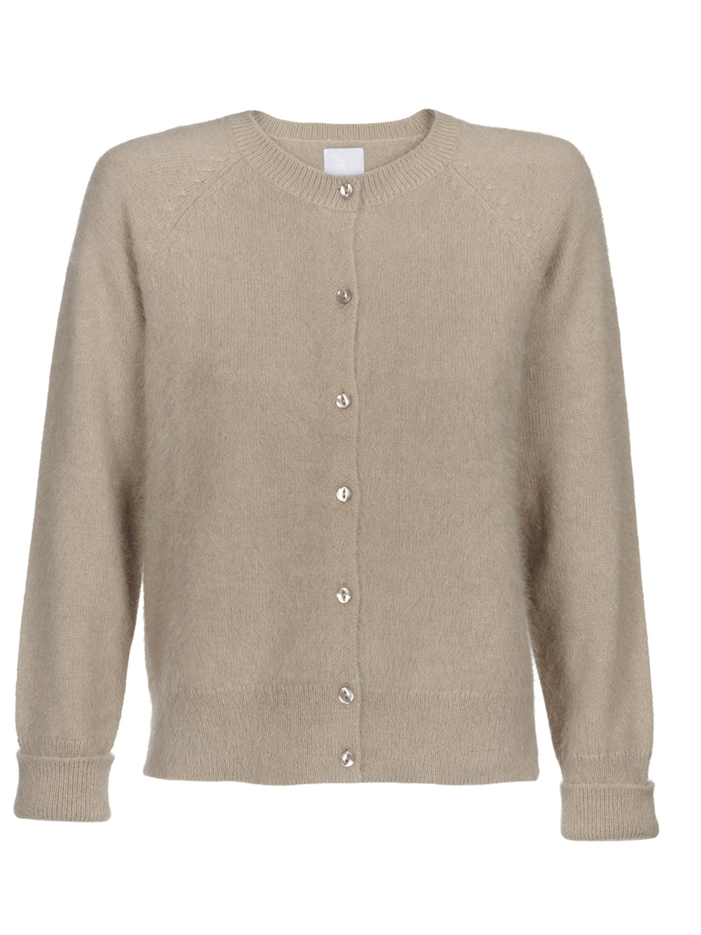 Eva Cardigan - Sand - at home