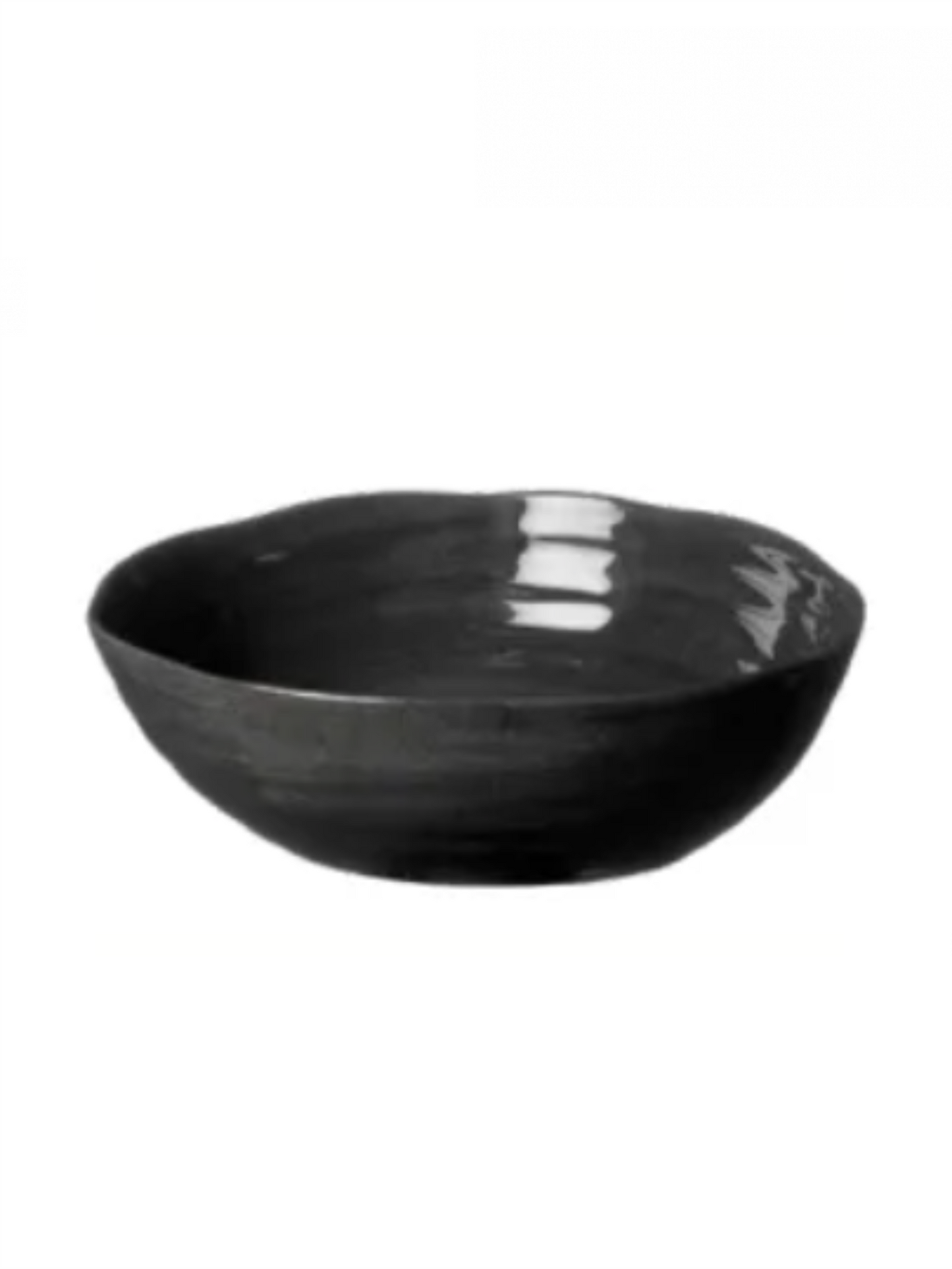 Skål Oval Høy 30cm Capri - Svart