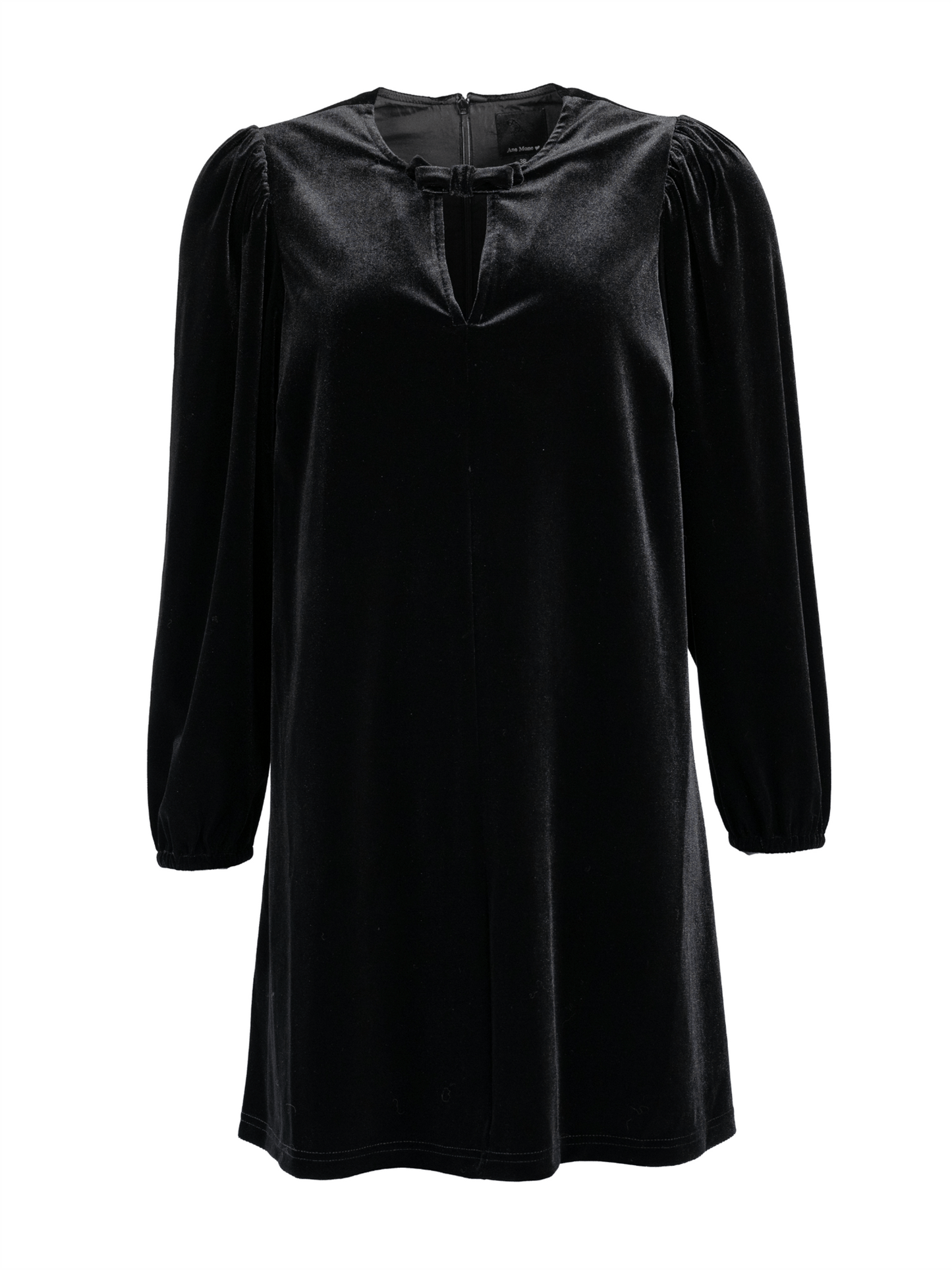 Flora Dress - Black - at home