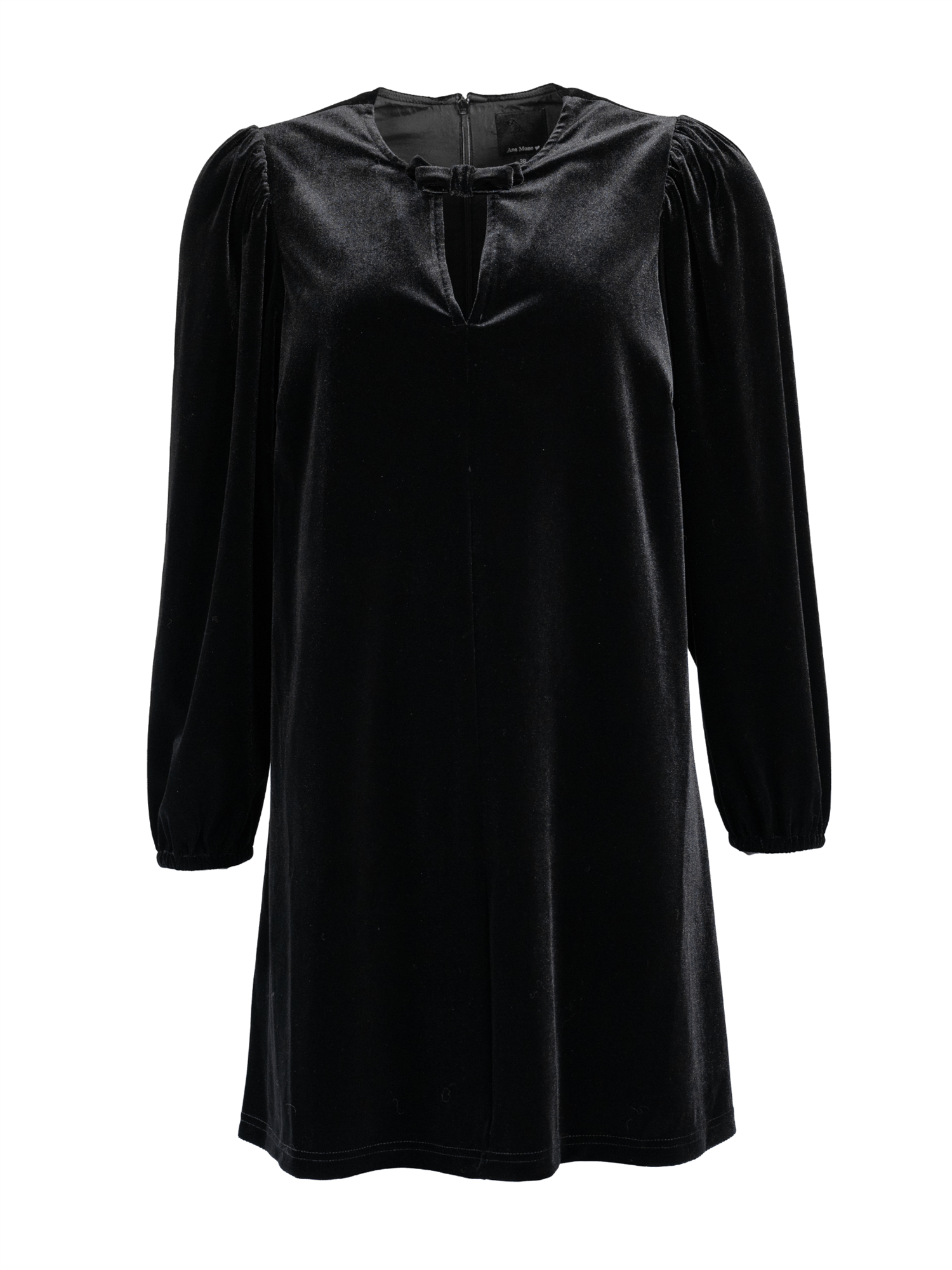 Flora Dress - Black - at home