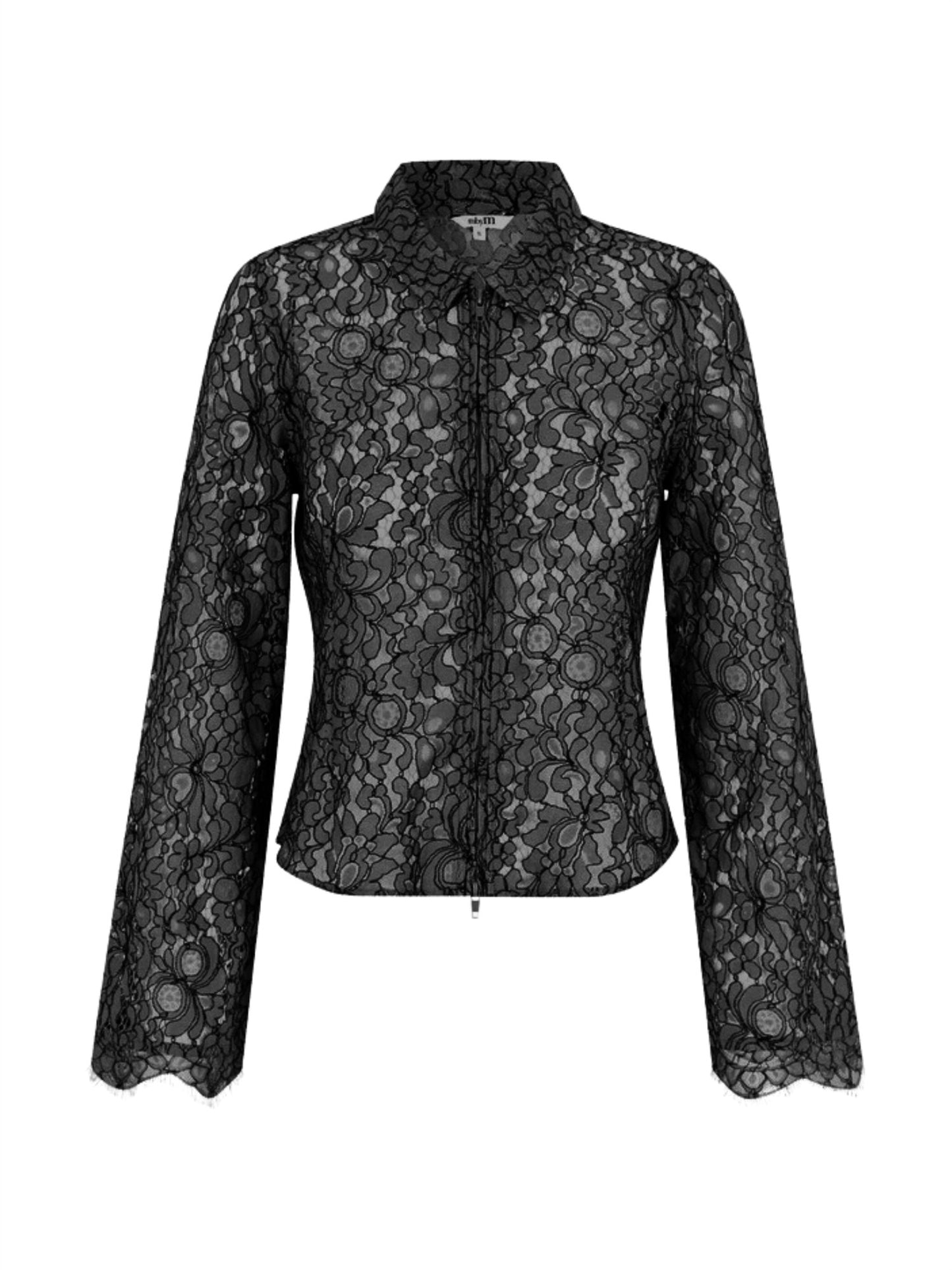 Genieva - M Shirt - Black - at home