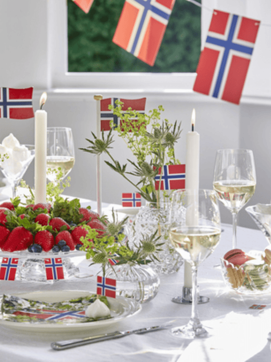 Girlander - Norske Flagg 3m - at home