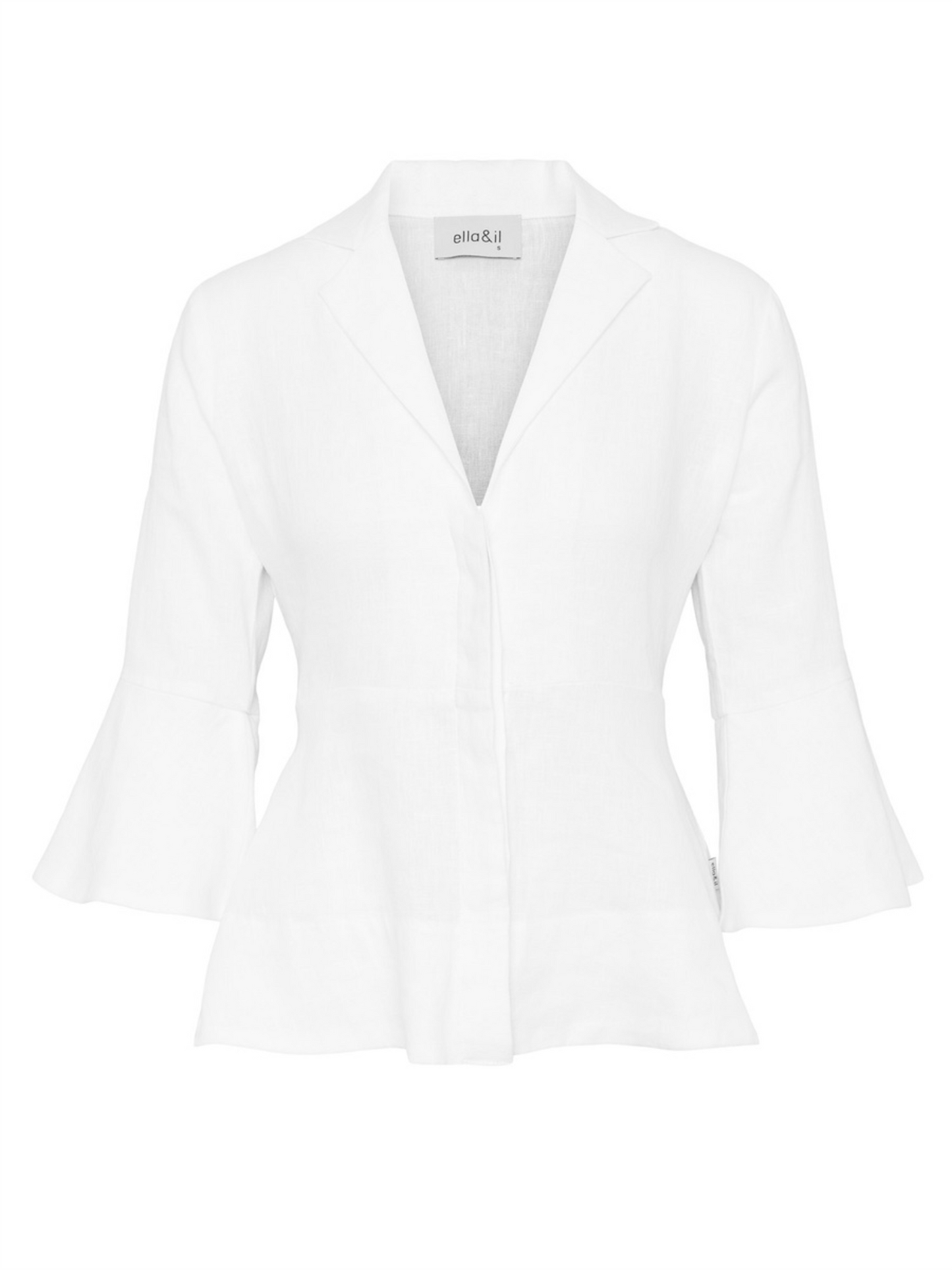 Guro Linen Shirt - White - at home