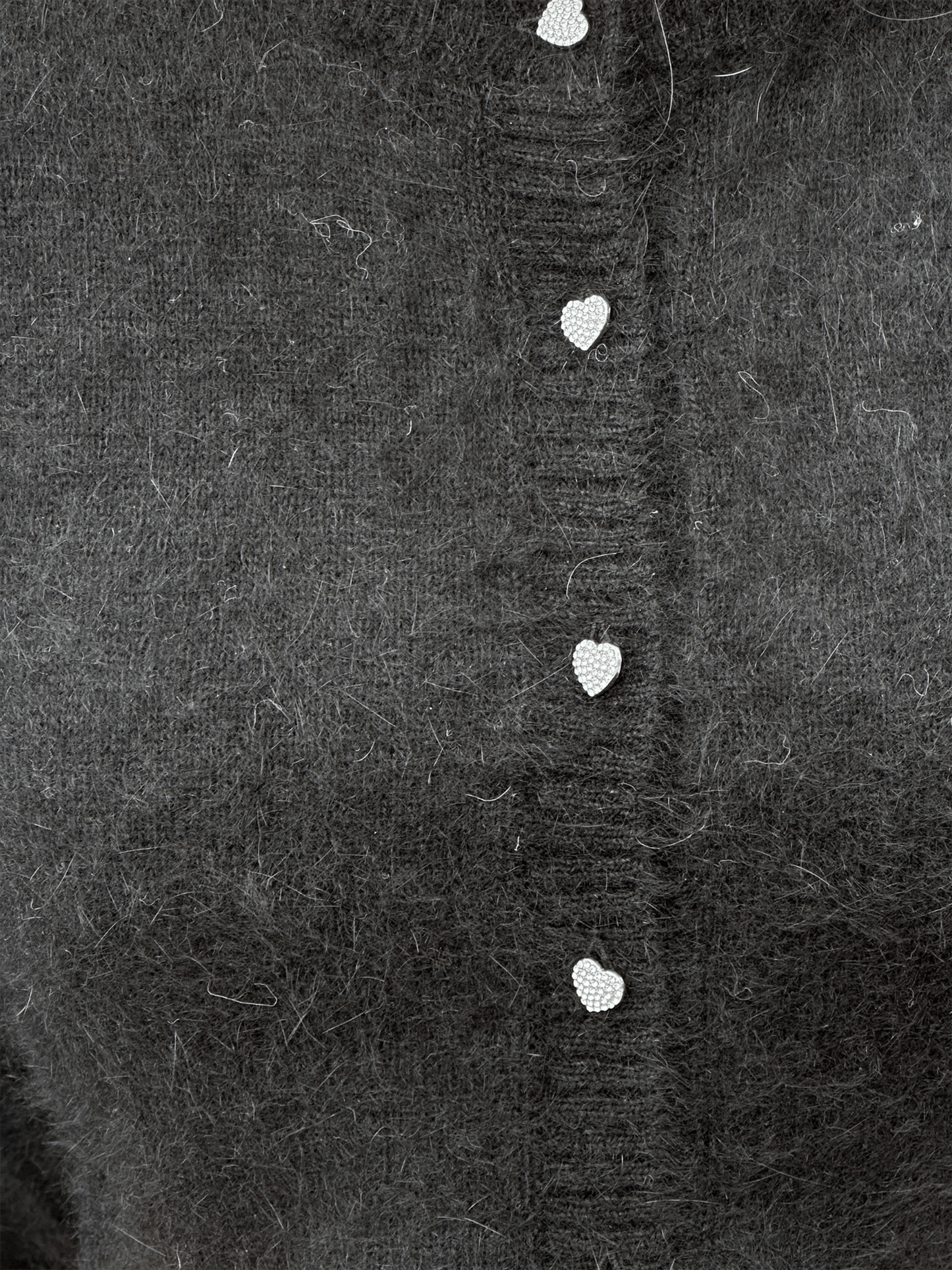 Hermine Cardigan - Black - at home