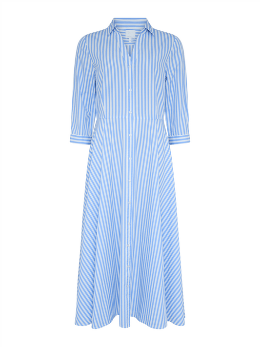 Isabelle Dress - Blue - at home