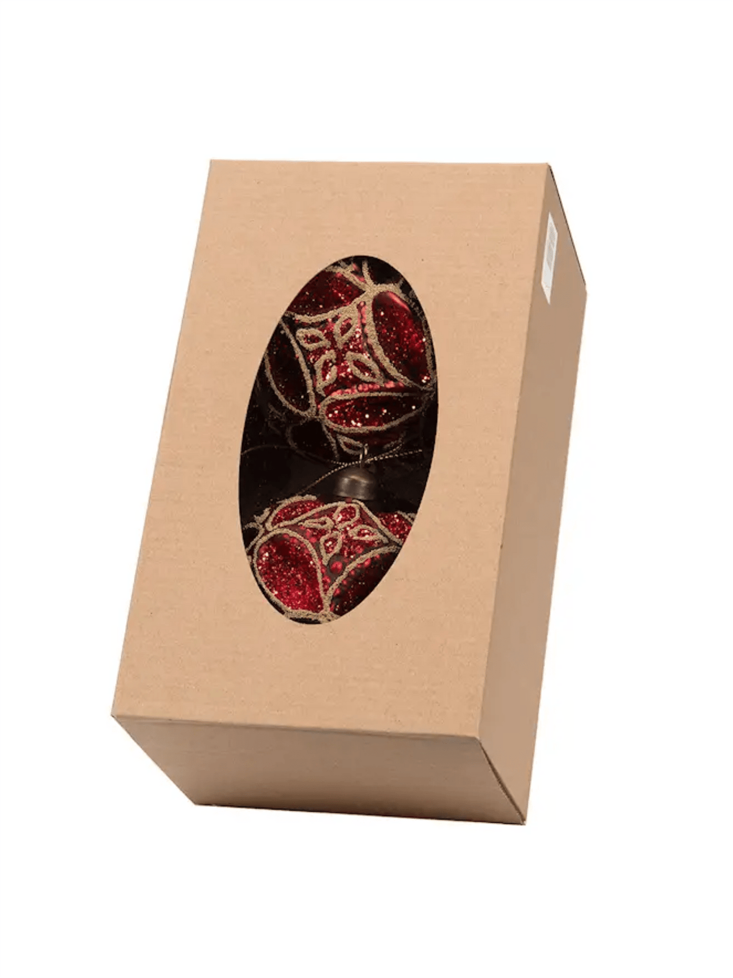 Julekule - More Rød 10cm 2pk - at home