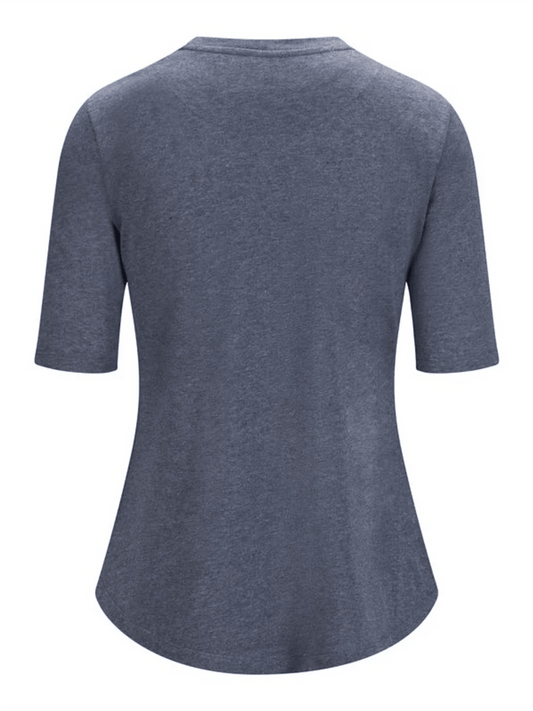 Karina Tee - Denim Blue - at home