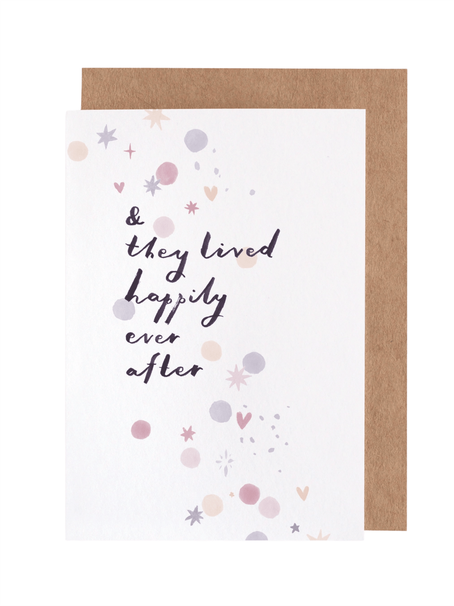 Kort 10.5x15cm - Happily Ever After - at home