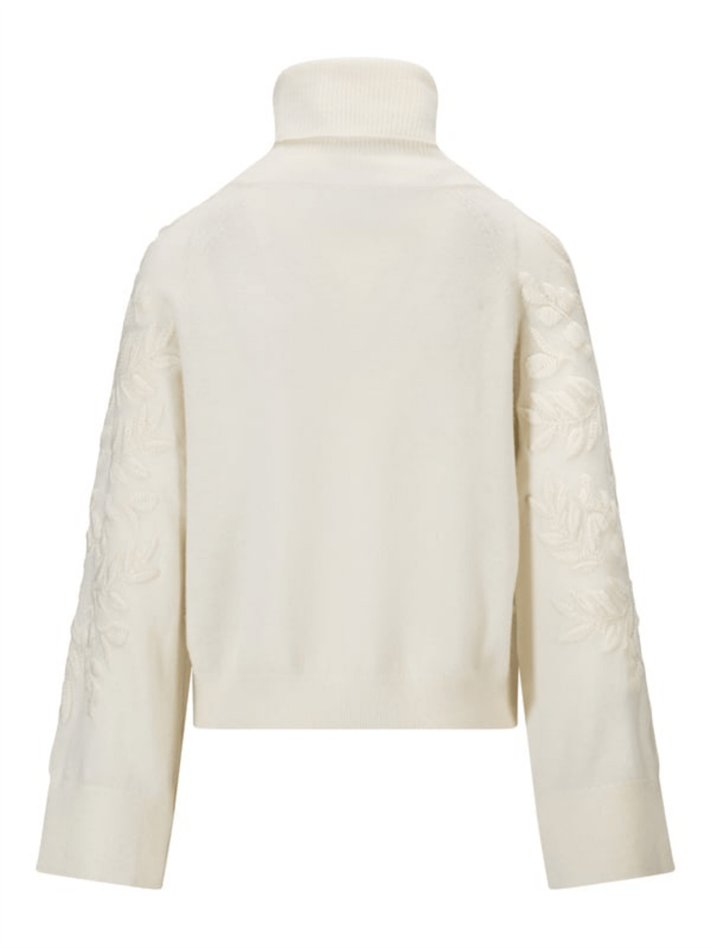 Laurie Wool Sweater - White - at home