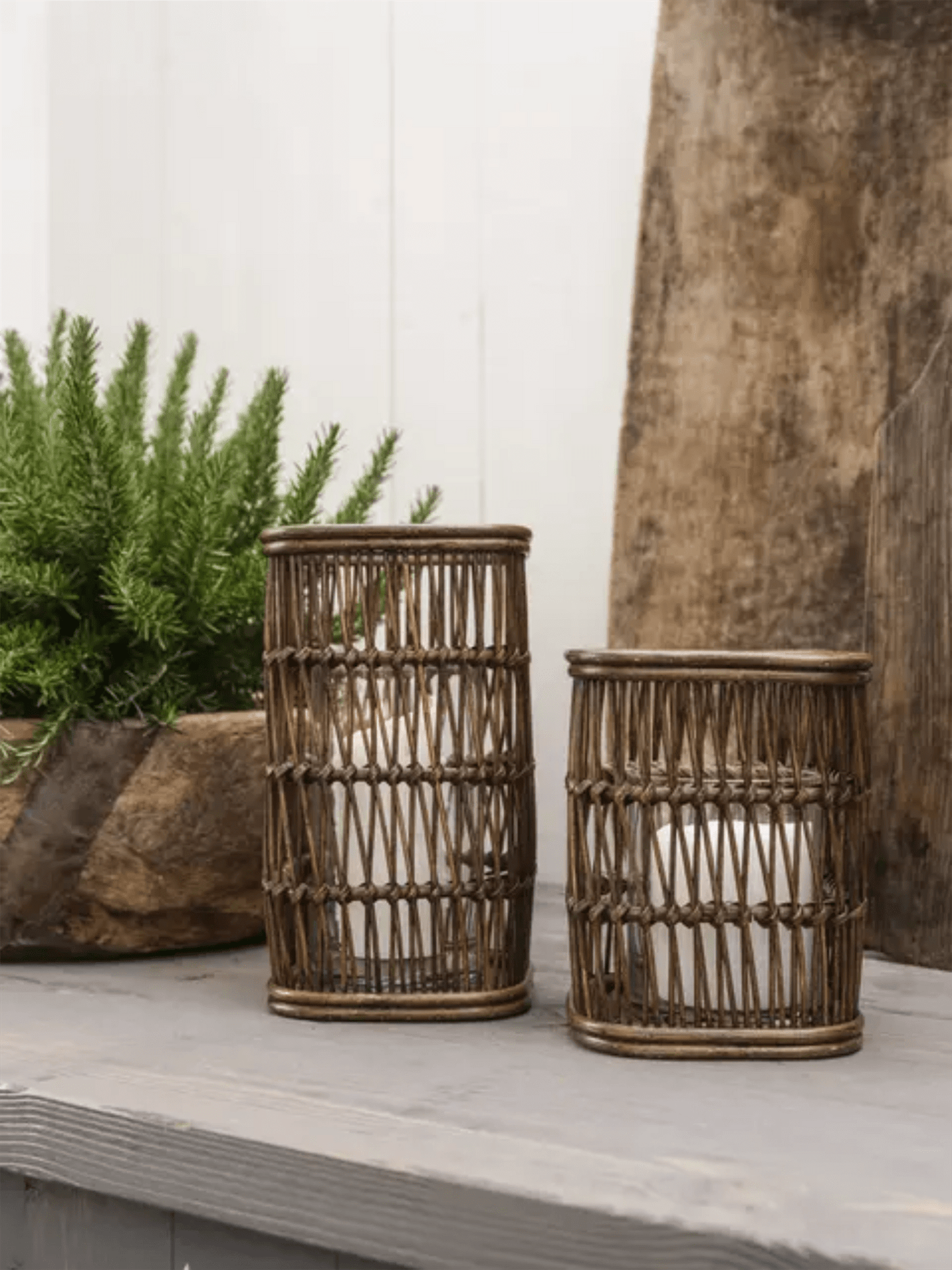 Lykt - Rattan Liten 18x18x24 - at home