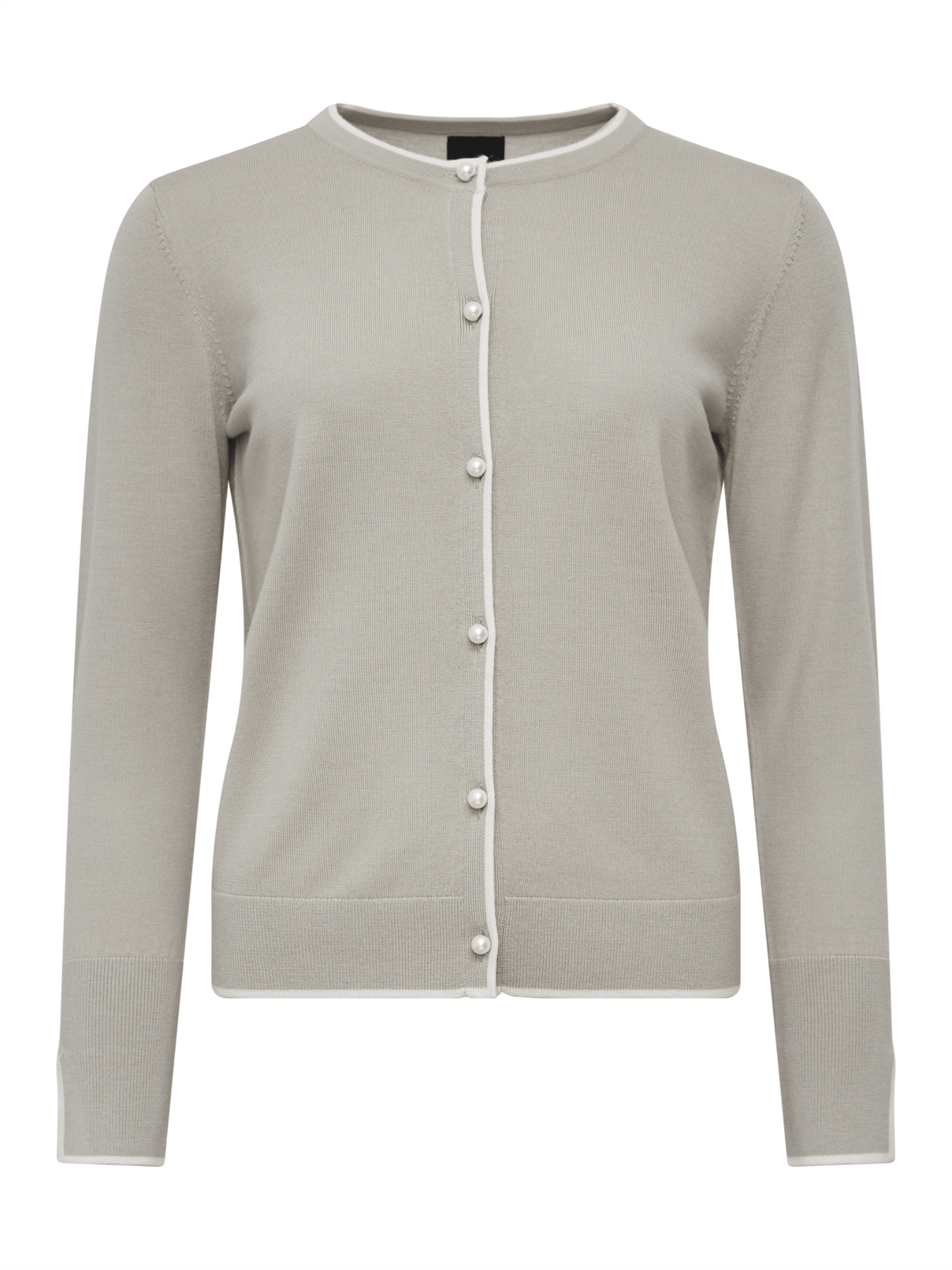Natalie Cardigan - Sand - at home