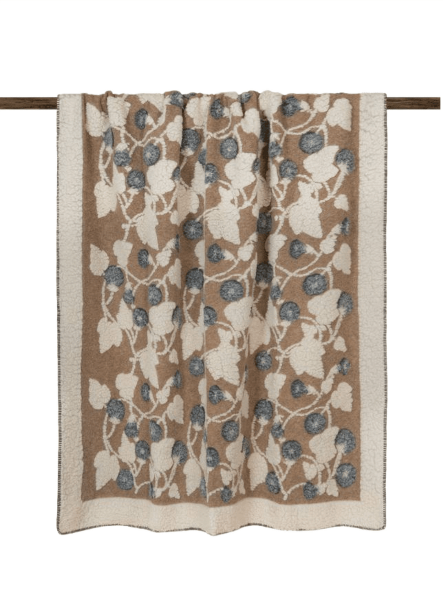 Pledd - Melodia Grigio 150x190 Boiled Wool - at home