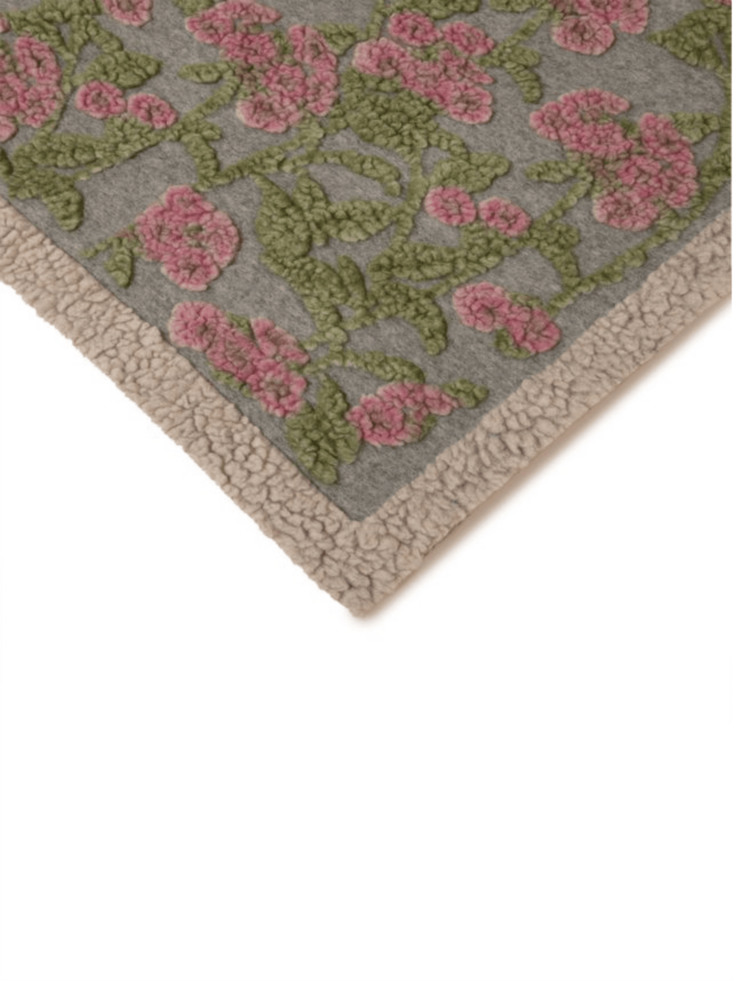 Pledd - Old Flower 150x190 Easy Boiled Wool - at home