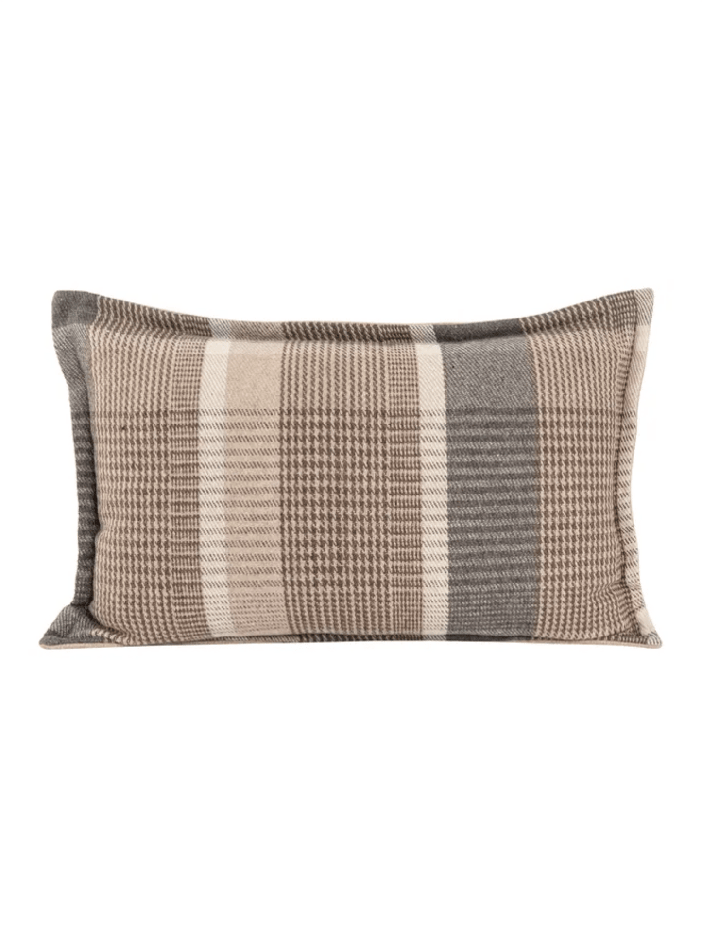 Putetrekk - Rute Beige Ull 40x60 - at home