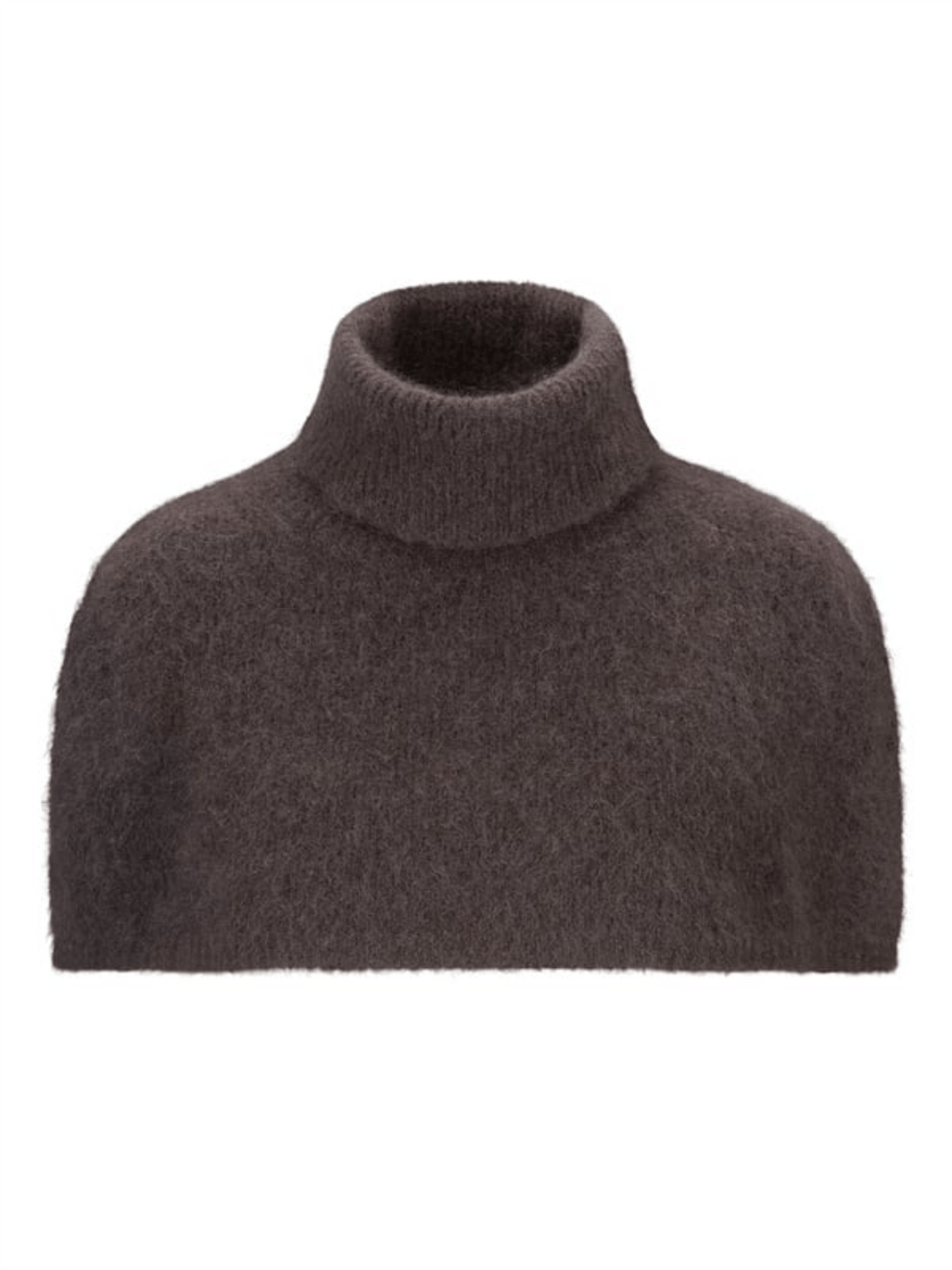 Sylvia Chunky Neck - Dark Brown - at home