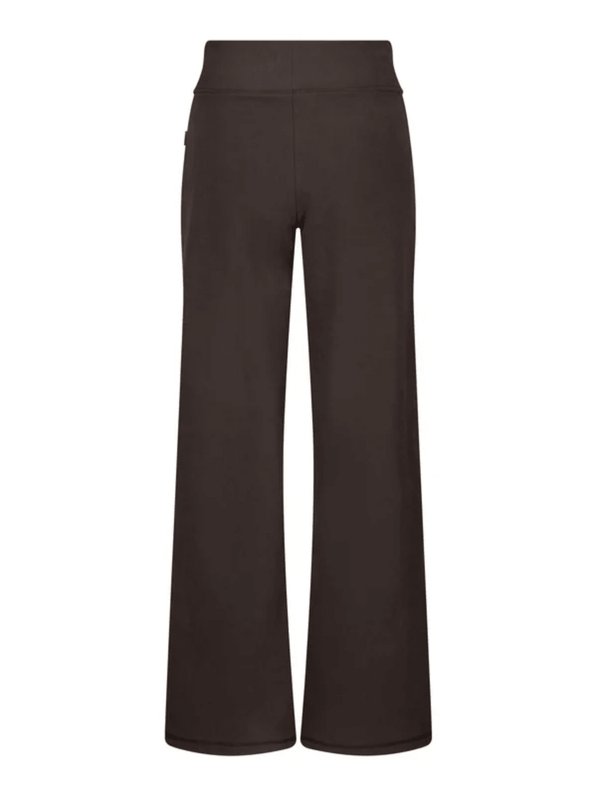 Tilly Pants Wide - Dark Brown - at home