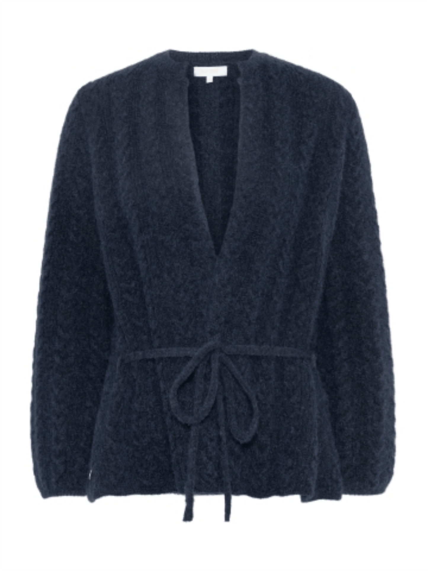 Tinnie braided cardigan - navy - at home