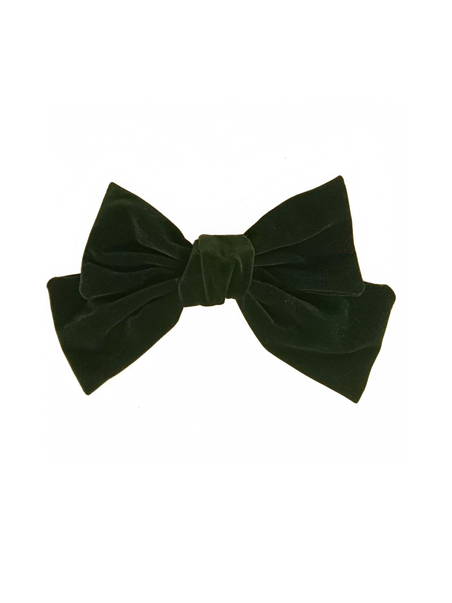 Hårspenne - Luxus Velur Sløyfe Grønn